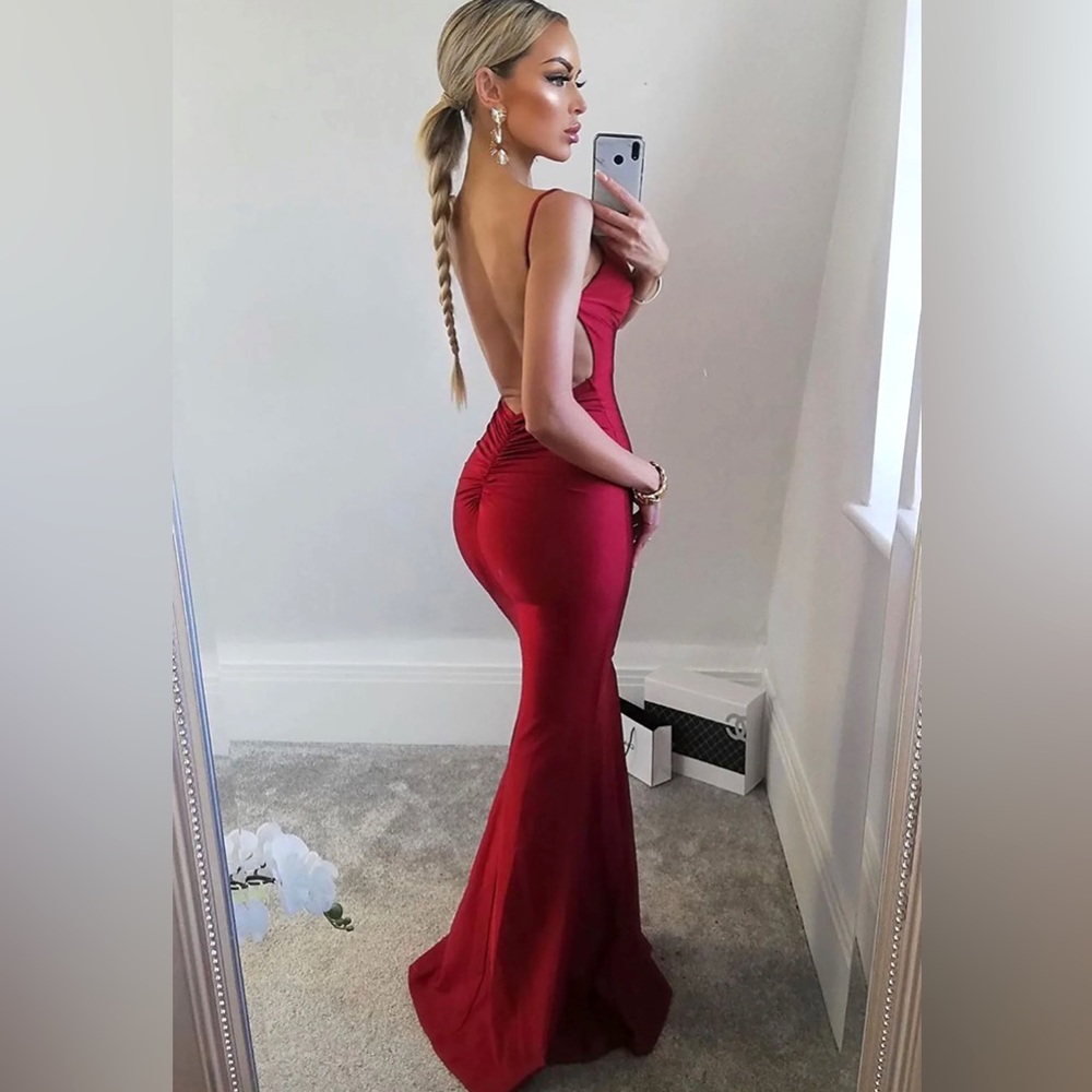 Wine Maxi Dress